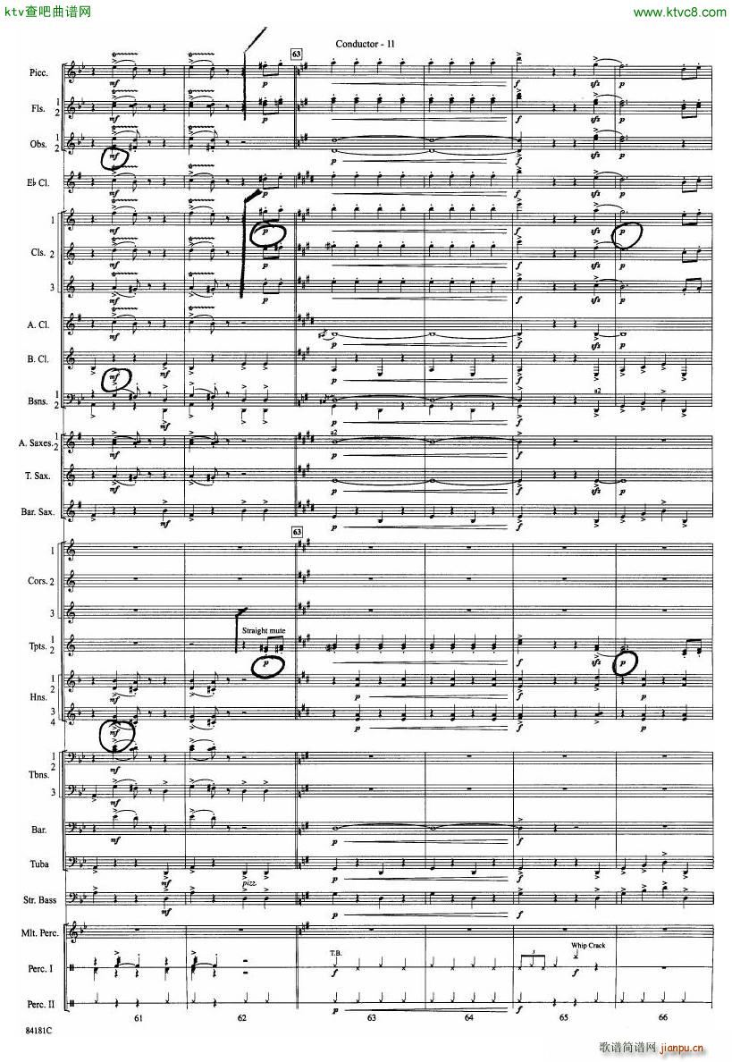 Anderson Sleigh Ride full score(V)12