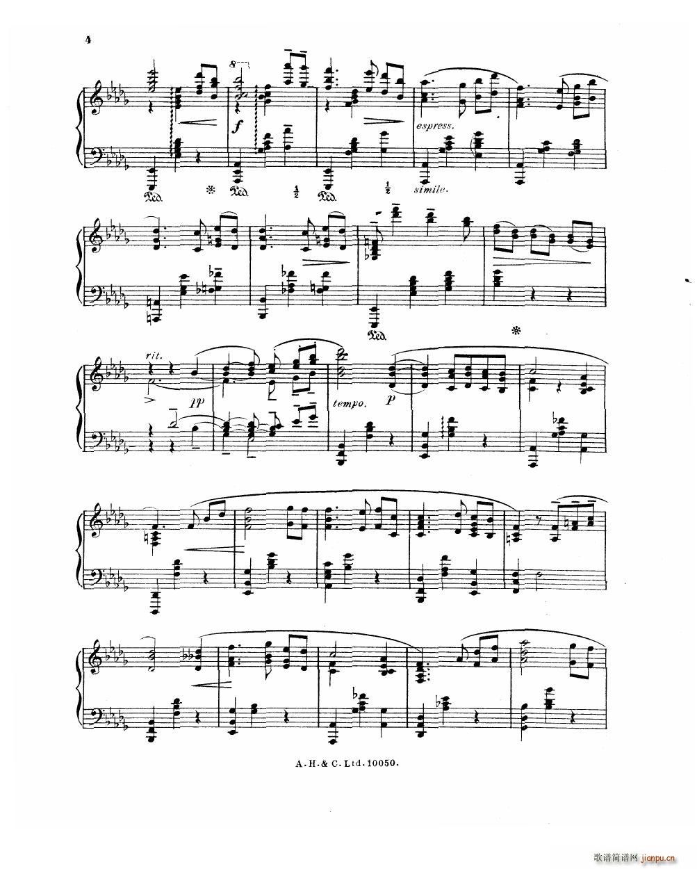 Bowen Serious Dances for piano Op 51(V)6