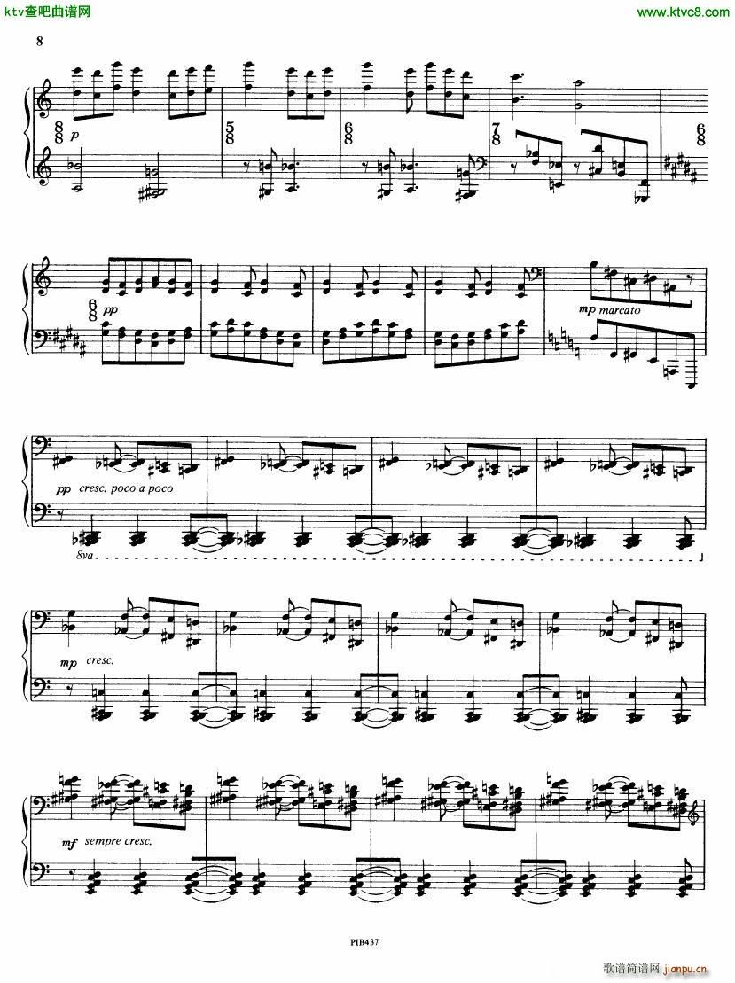 Ginastera op 53 Sonata No 2(V)8