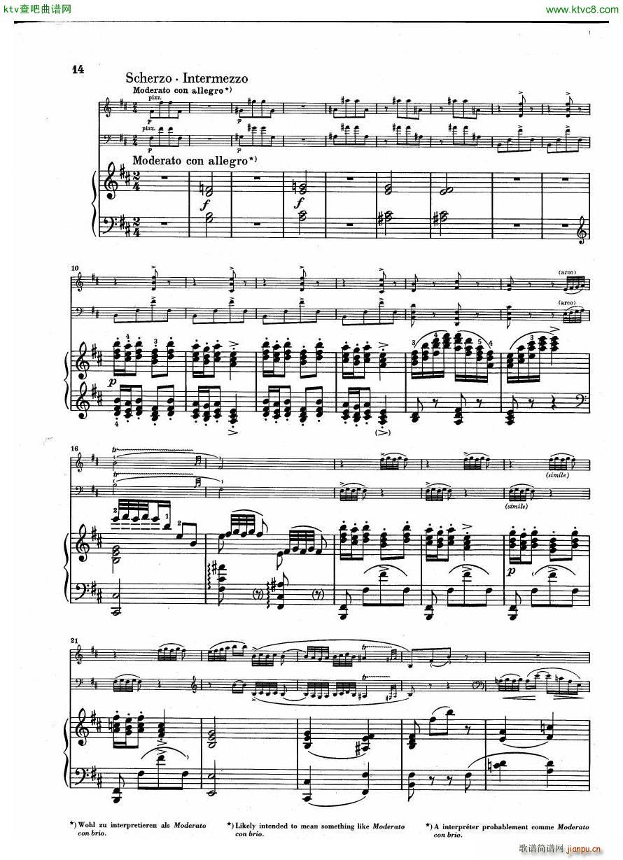 Debussy Trio en Sol(V)14