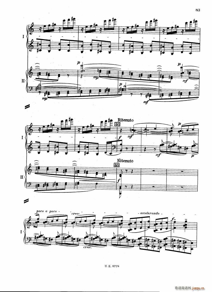 Bartok SZ 83 Piano Concerto 1 2p reduct (V)40