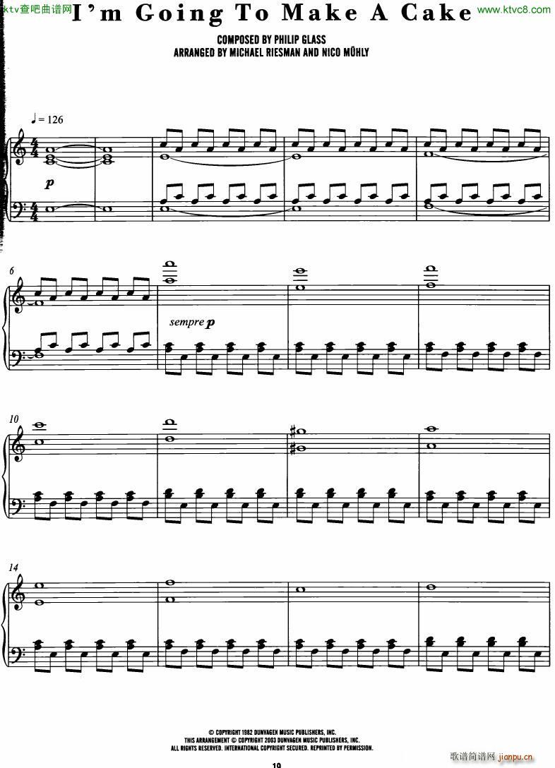Philip Glass The Hours complete book(V)16