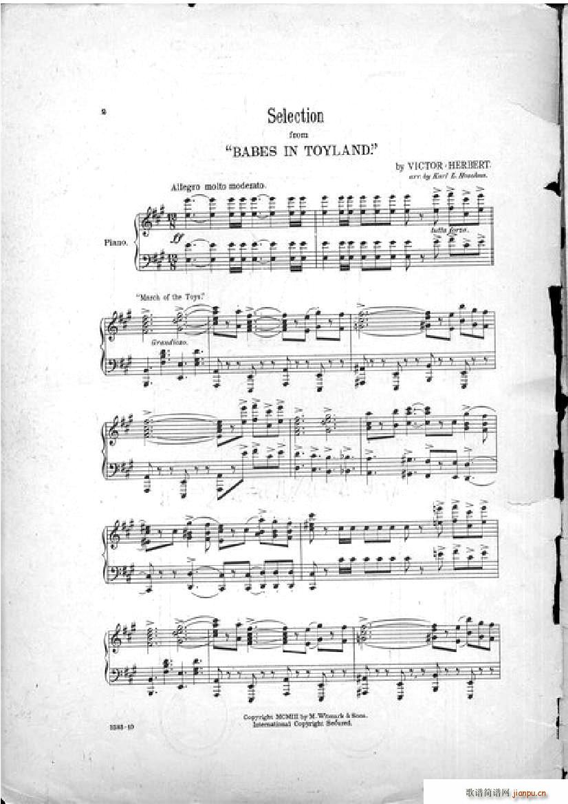 Victor Herbert Babes in Toyland 2 Waltzes(V)1