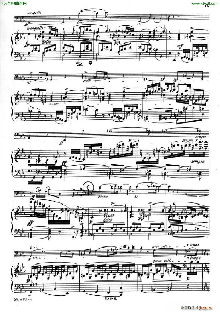 Hummel Sonata for cello and piano(V)13
