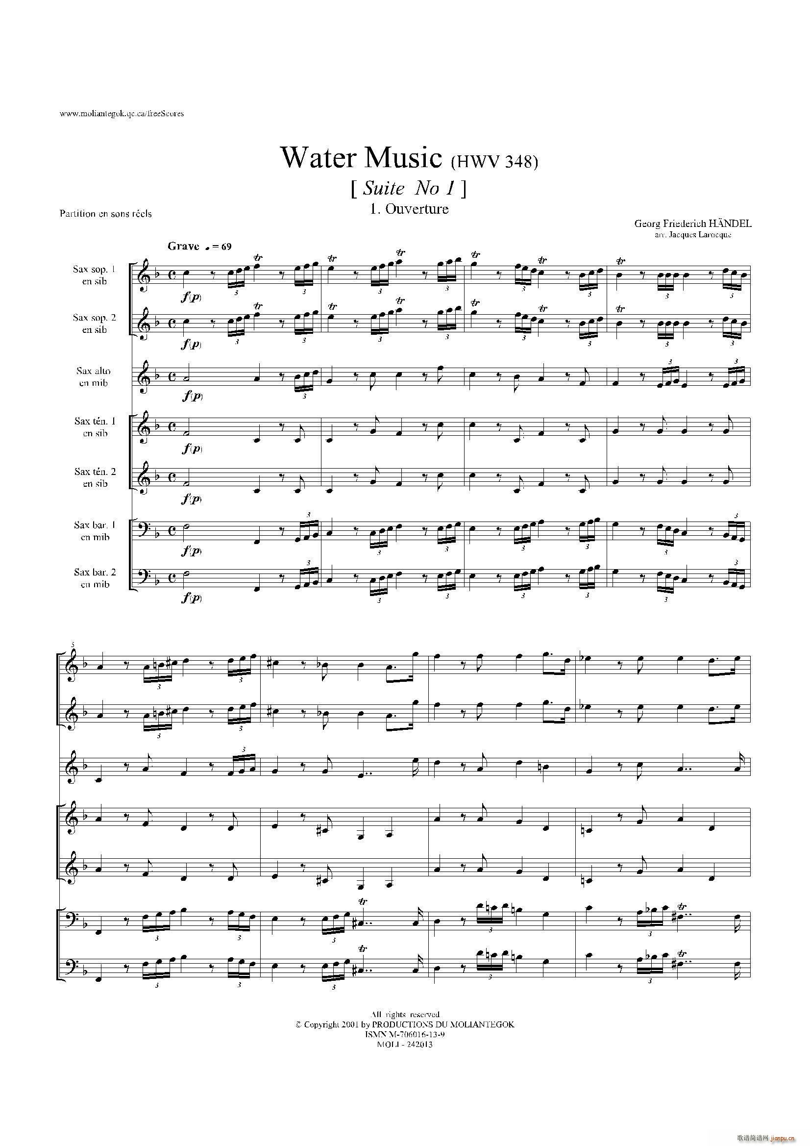 Water Music HWV 348 No 1 _˹(V)1