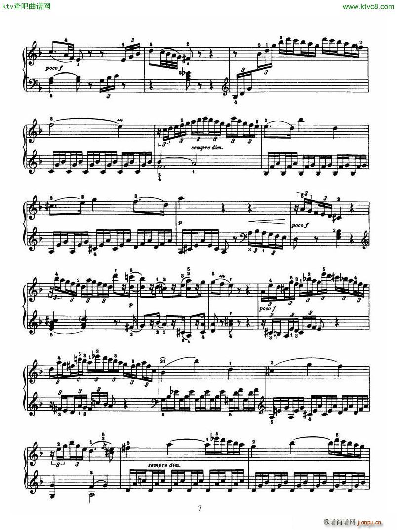 Haydn Piano Sonata No 33 In D(V)7