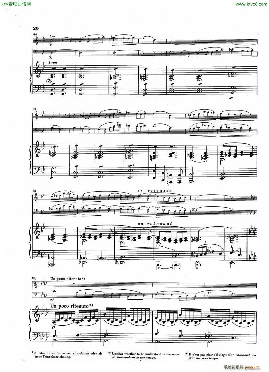Debussy Trio en Sol(V)26