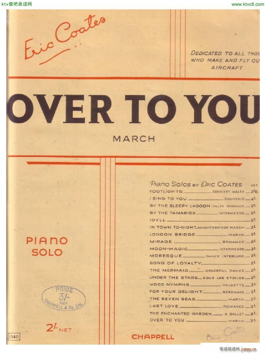 Coates Over To You March(V)1