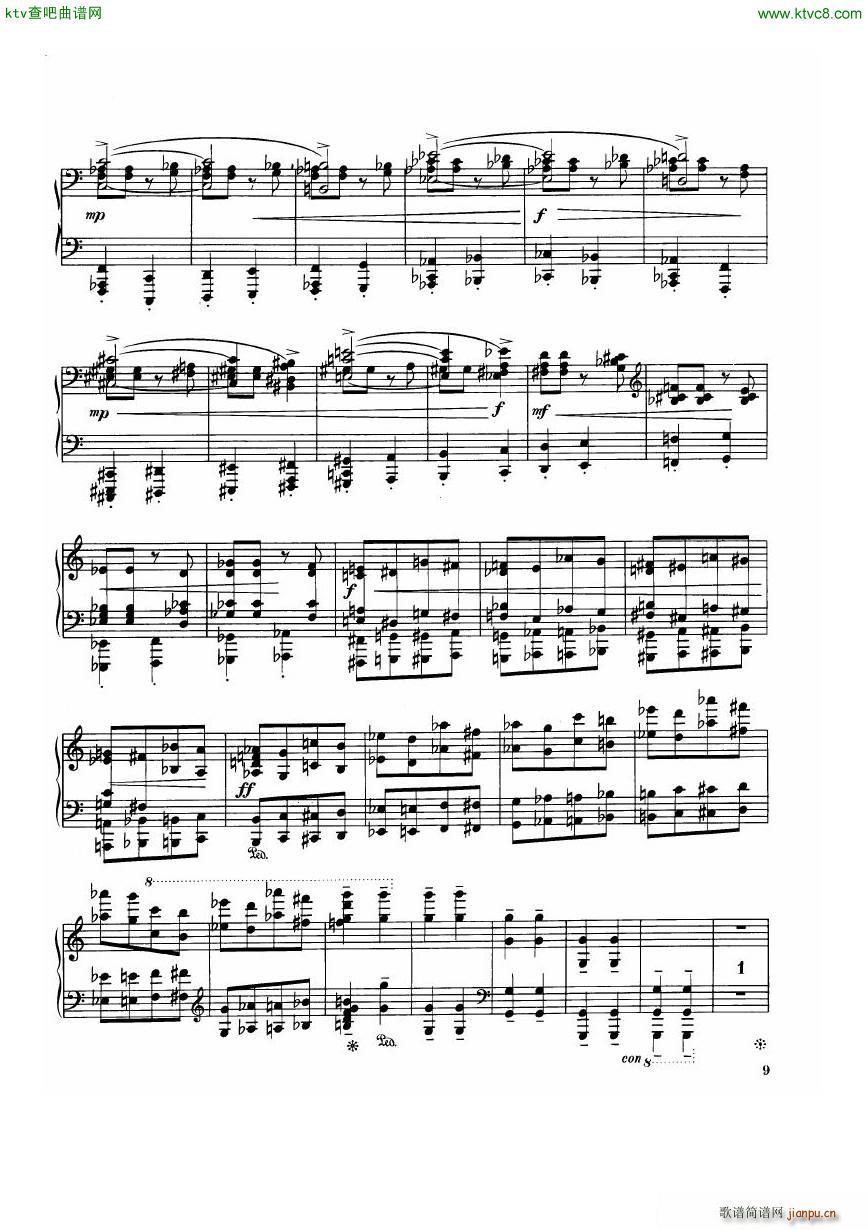 Dohnnyi op 11 Four Rhapsodies(V)36