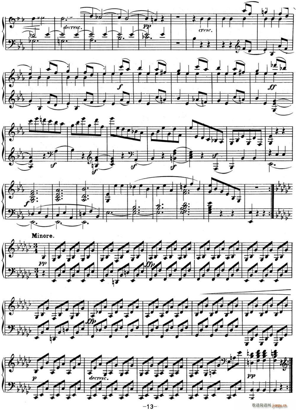 ؐQ04 {(dio)Q E{(dio) Op 7 E flat major(V)13