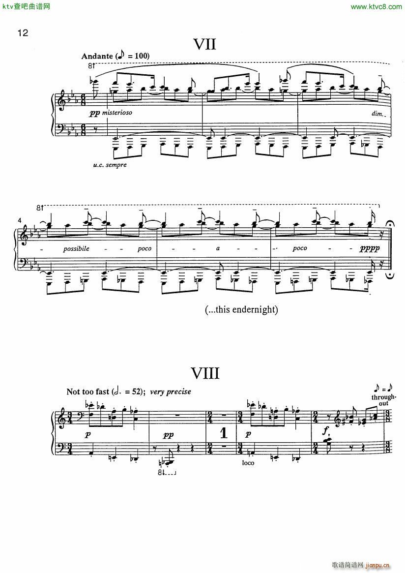 Bolcom 9 Bagatelles(V)13