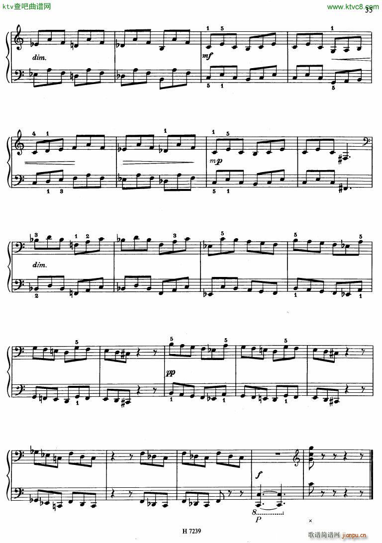 Hurnik piano etudes(V)32
