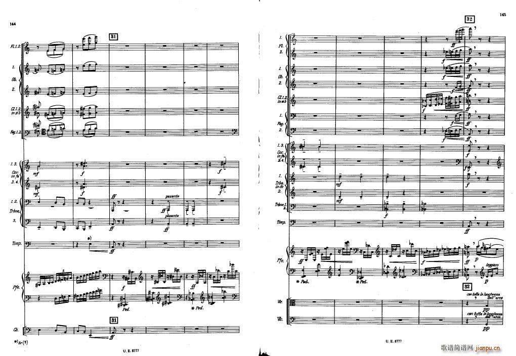 Bartok SZ 83 Piano Concerto No1 Full Score (V)32