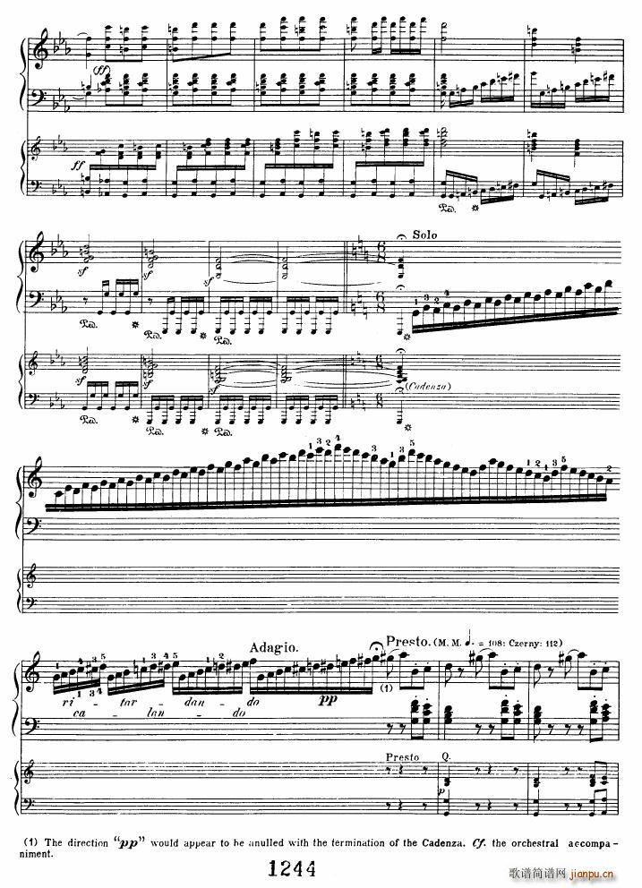 Beethoven op 37 Piano Concerto no 3 2pno red (V)11