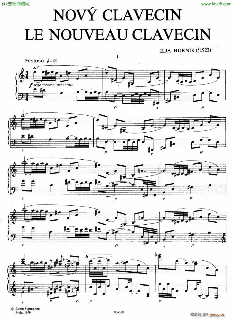 Hurnik le nouveau clavecin suite(V)1