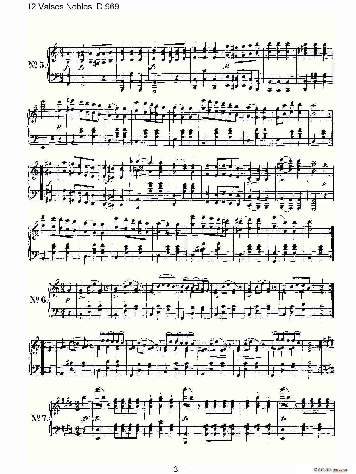 12 Valses Nobles D.969(ʮּ)3