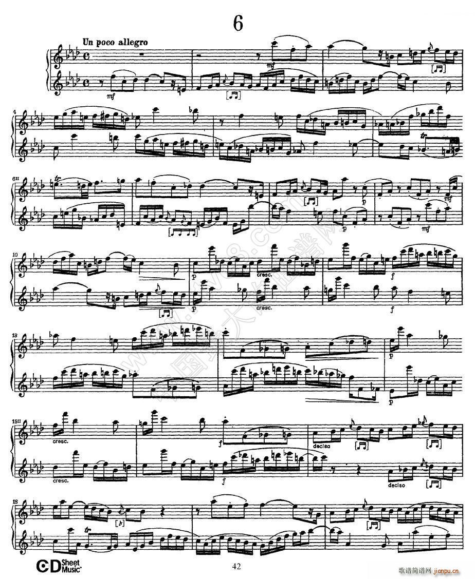 Six Duets 6׶ 6(V)1