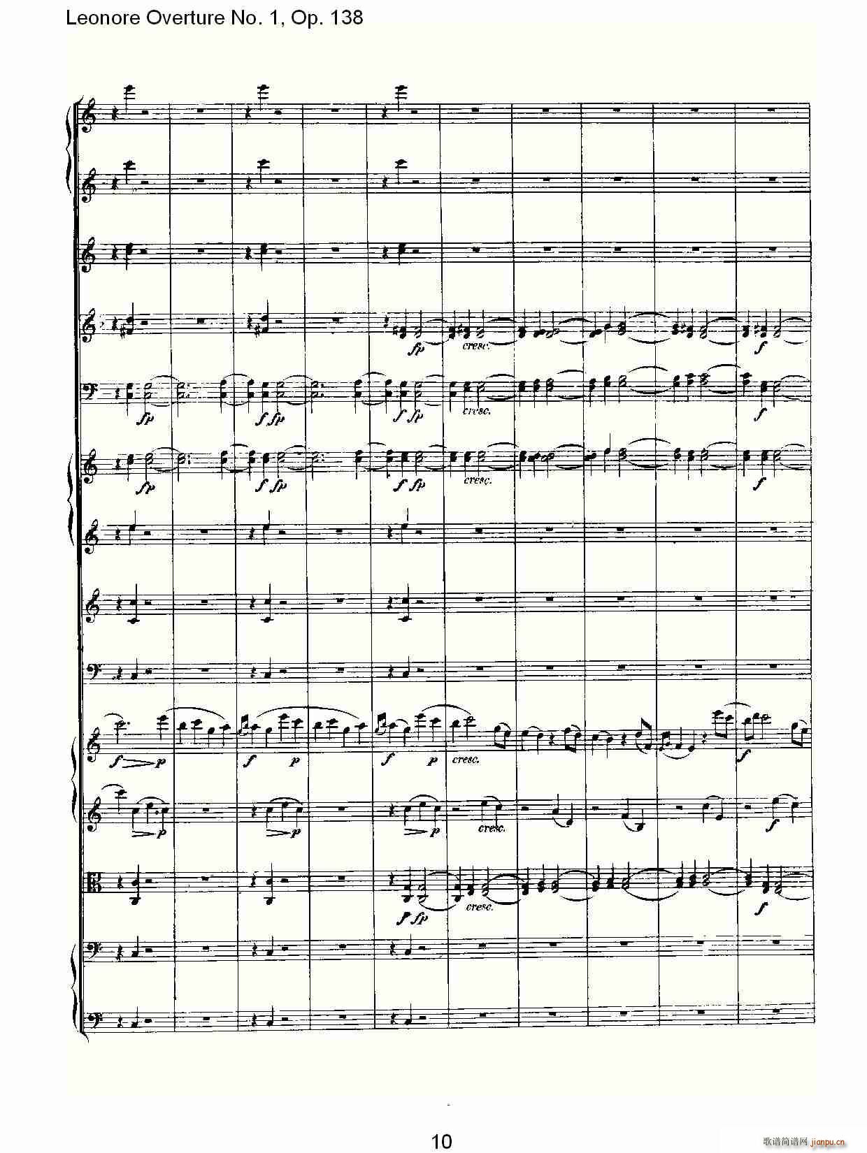 Leonore Overture No. 1, Op. 138(ʮּ)10