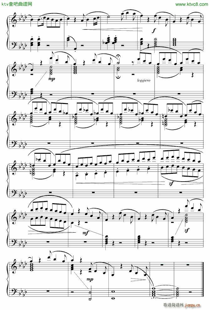 Sonatina in A flat(V)5