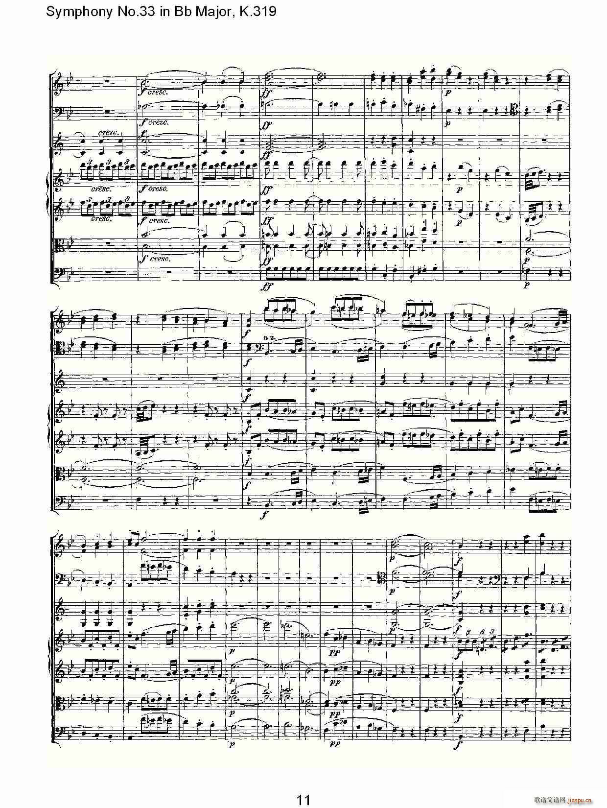Symphony No.33 in Bb Major, K.319(ʮּ)8