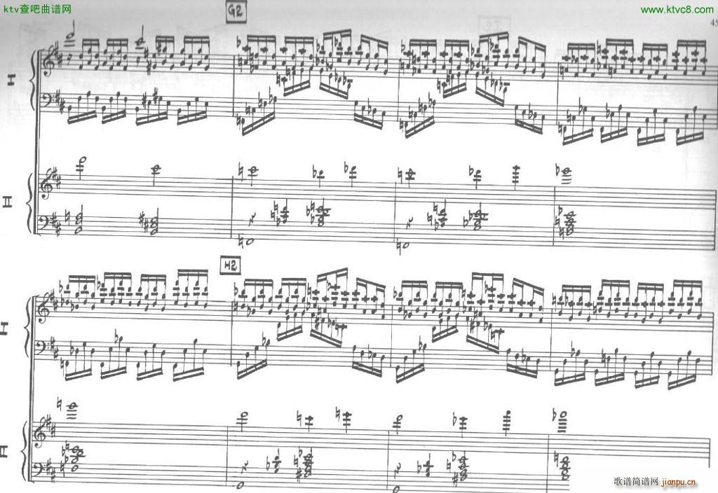 Bolling Sonata for Two Pianist no 2 Part2(V)16