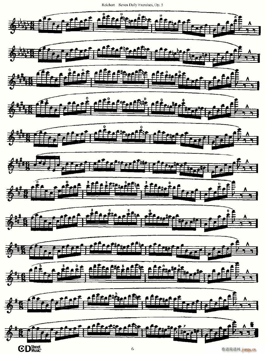 Seven Daily Exercises, Op.5(ʮּ)6