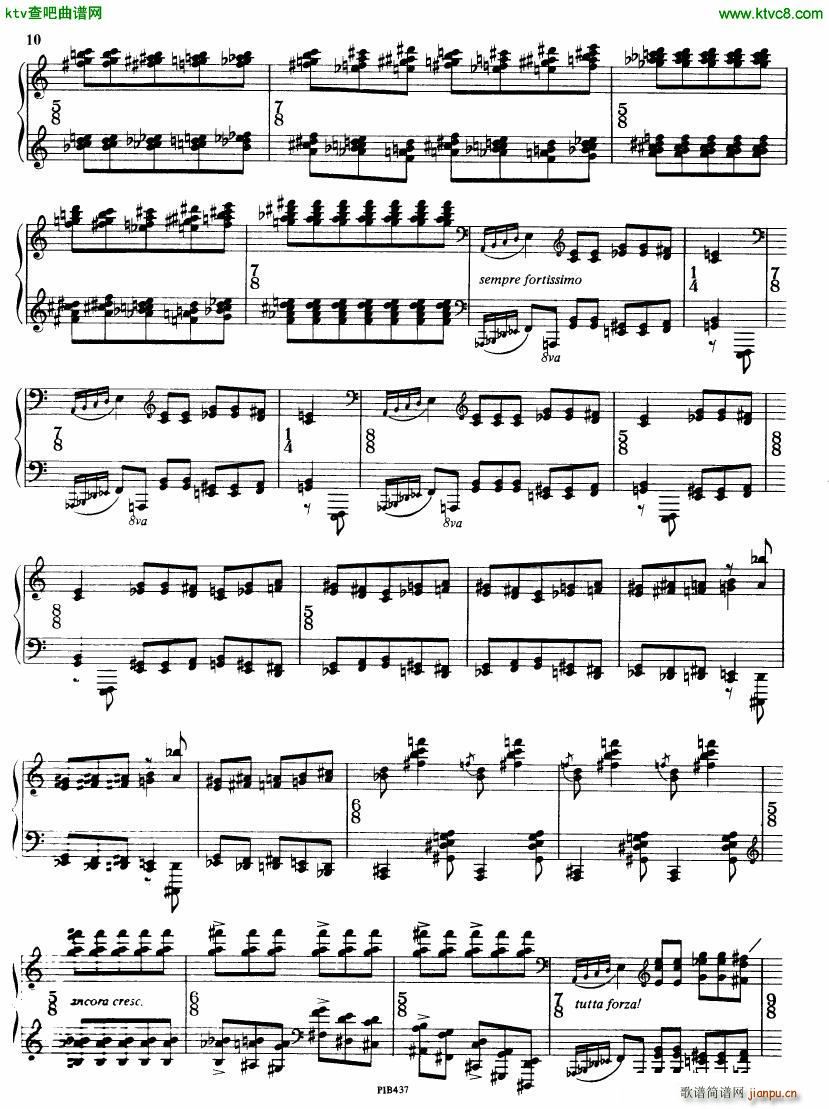 Ginastera op 53 Sonata No 2(V)10