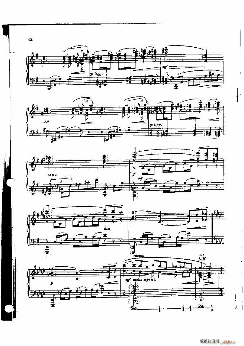 Bowen Op 72 Piano Sonata No 5 in F(V)6