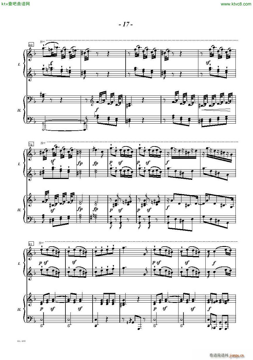 Diabelli Sonata Op33 For Two Pianos(V)17