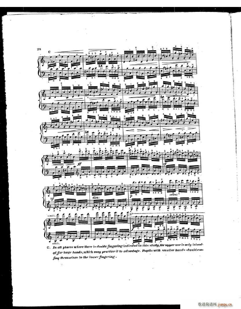 Czerny Etudes de la Velocite(V)25