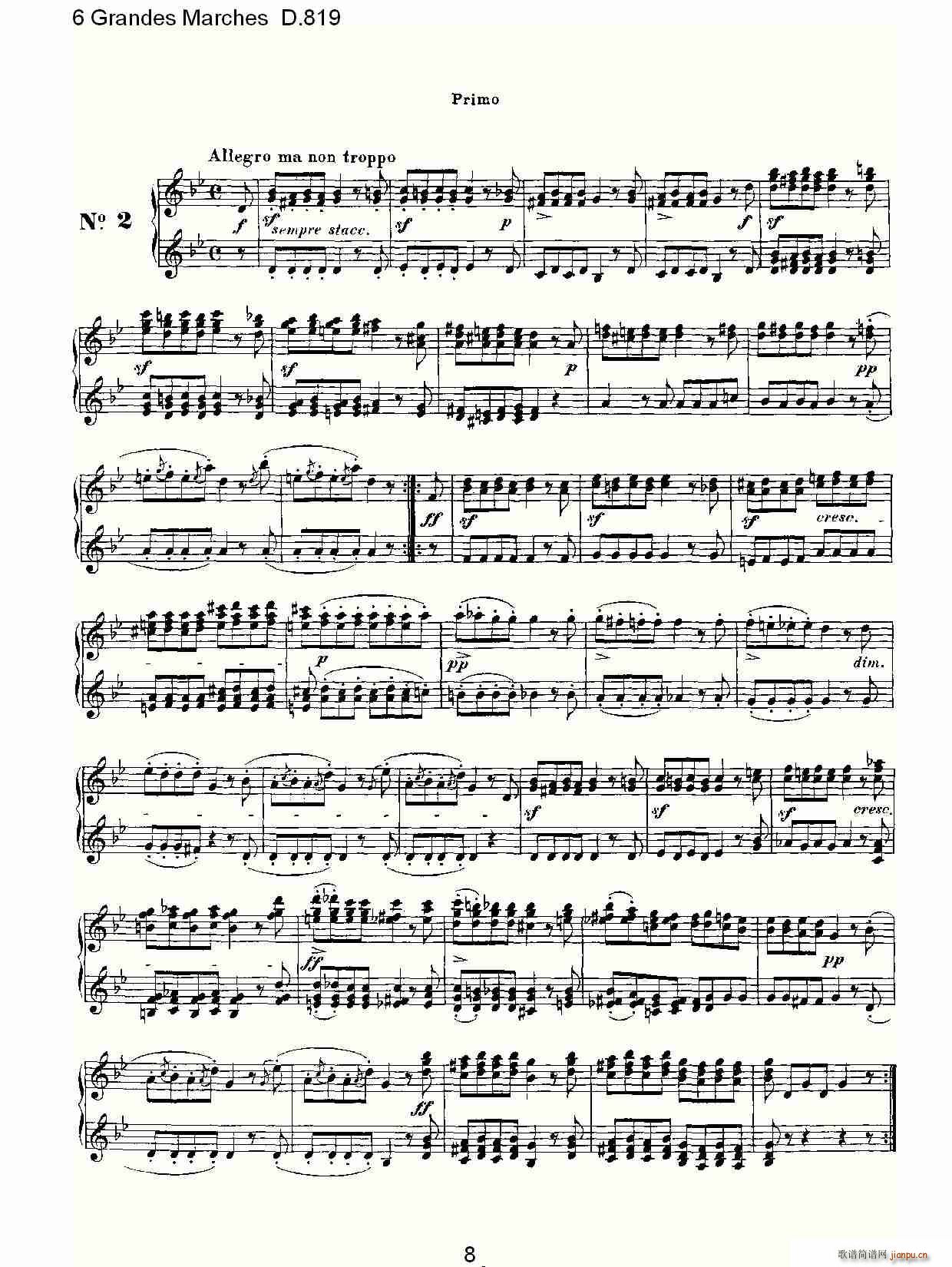 6 Grandes Marches D.819(ʮּ)8