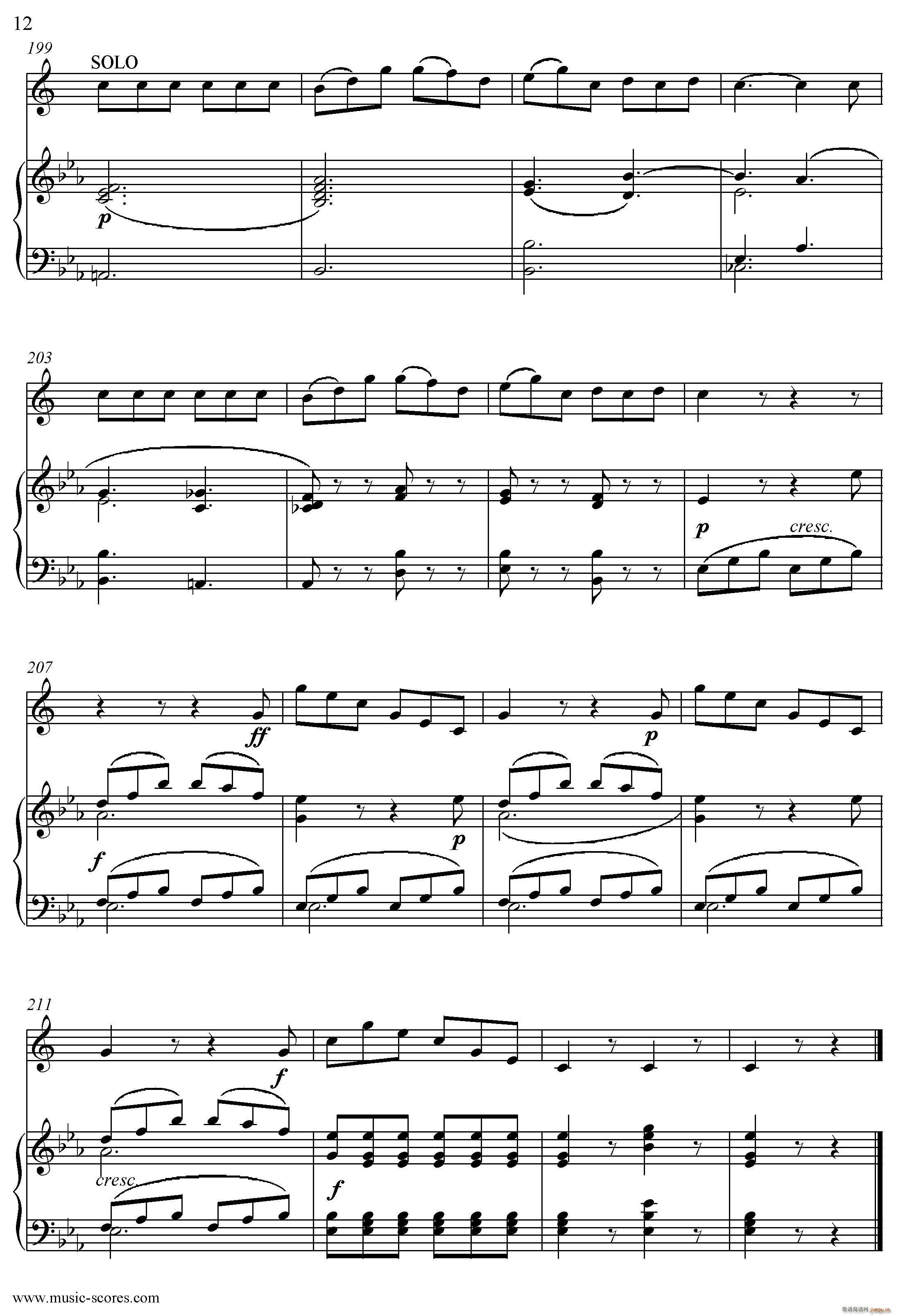 Mozart Concerto KV495 No 4 3st Rondo (ʮּ)12