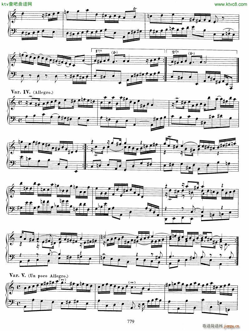Bach JS BWV 989 Aria Variata(V)3
