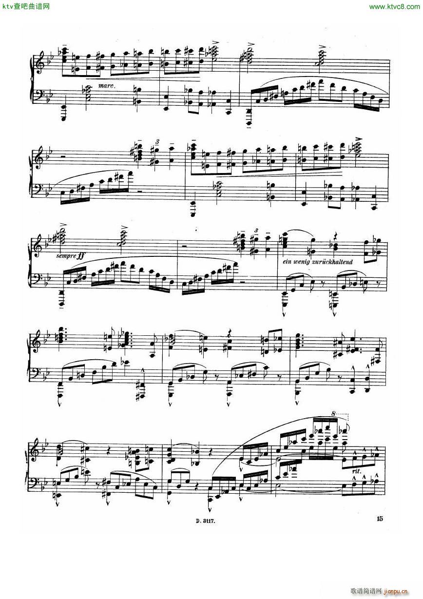 Dohnnyi op 11 Four Rhapsodies(V)13