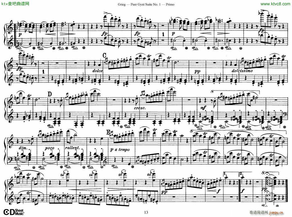 Peer Gynt Suite No 1(V)13