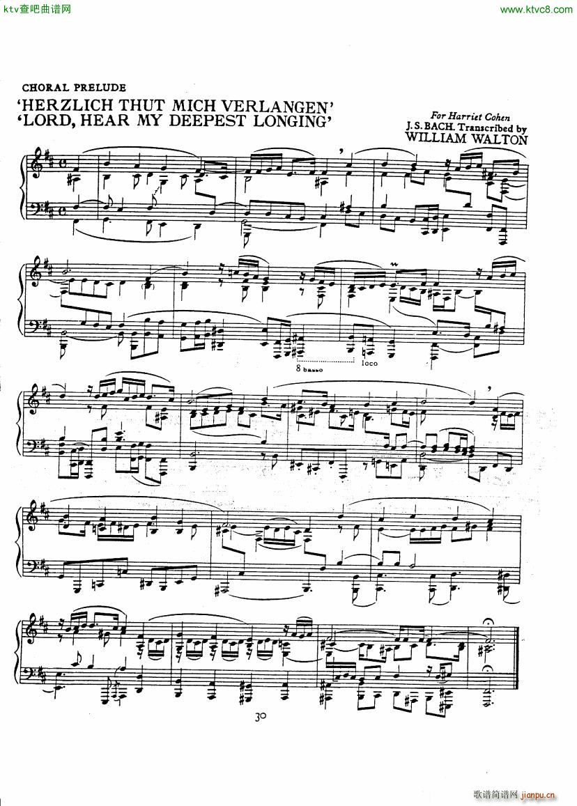 Bach JS A transcription book for Harriet Cohen(V)33