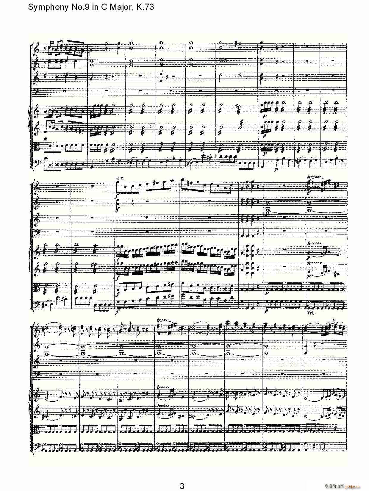 Symphony No.9 in C Major, K.73(ʮּ)3