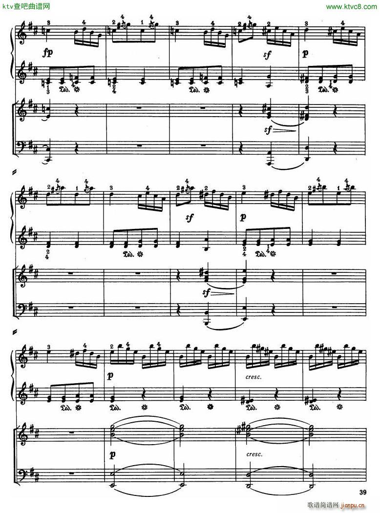 Haydn Piano Concerto in D Major 2pf(V)37