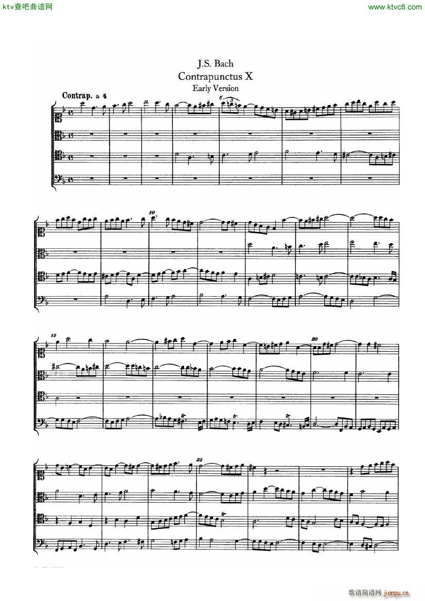 Bach JS BWV 1080 Kunst der Fuge part 3(V)32