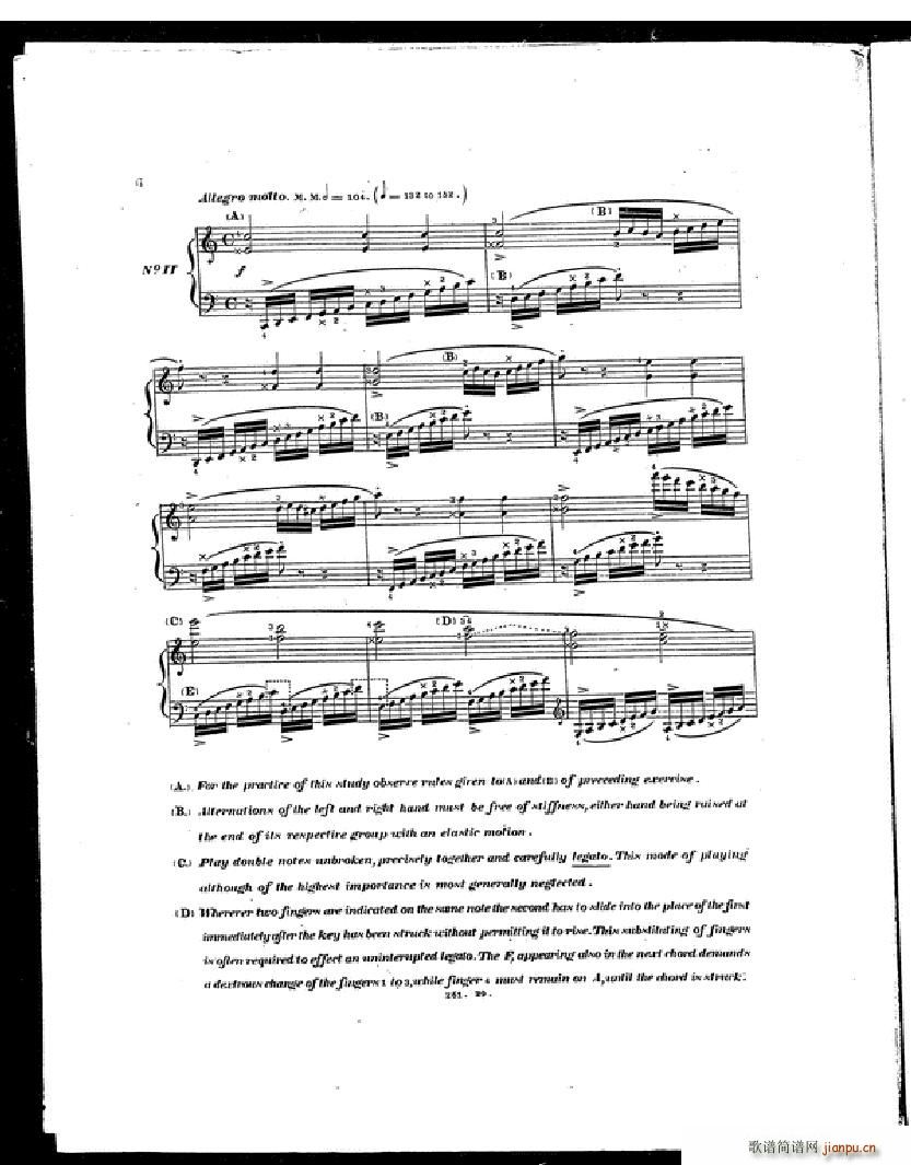 Czerny Etudes de la Velocite(V)3