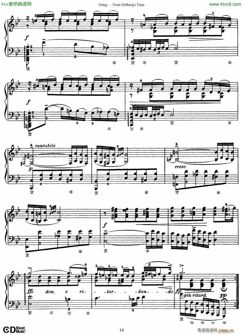 Grieg From Holberg s Time 1 5(V)14