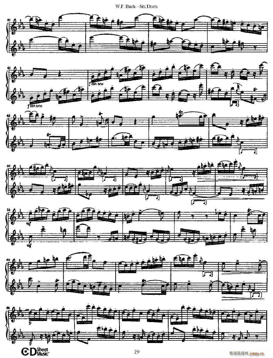 Six Duets ֮ ׶ྚ(x) ~(V)6