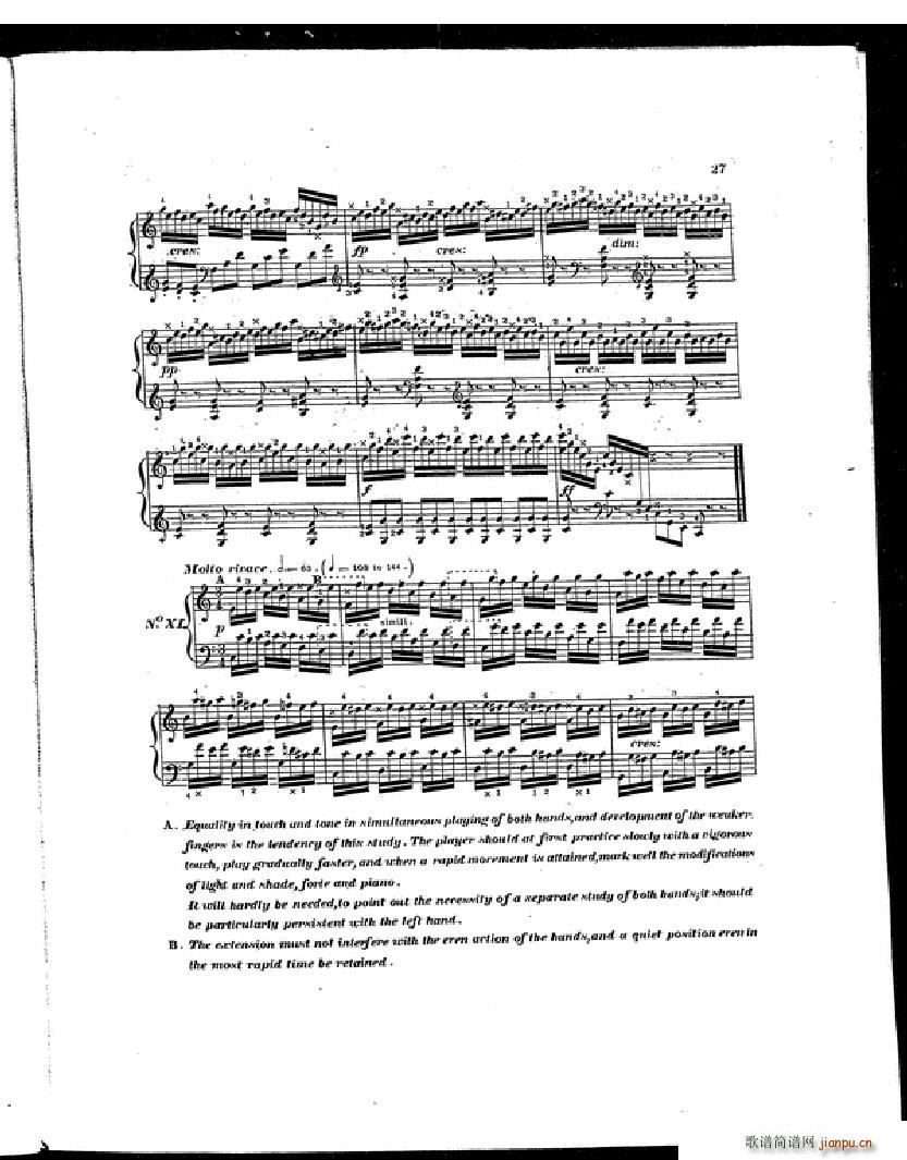 Czerny Etudes de la Velocite(V)24