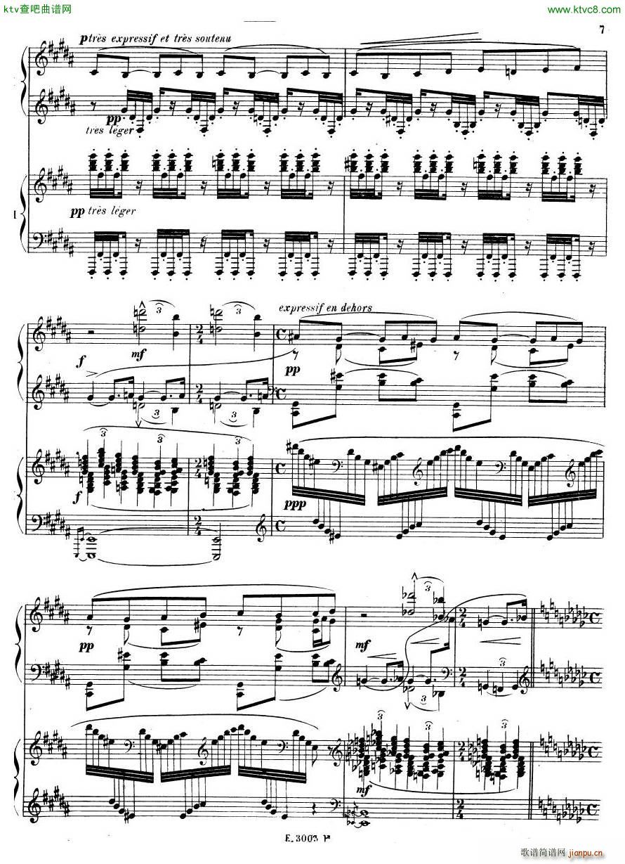 Debussy Ravel 3 Nocturnes 2pno(V)38