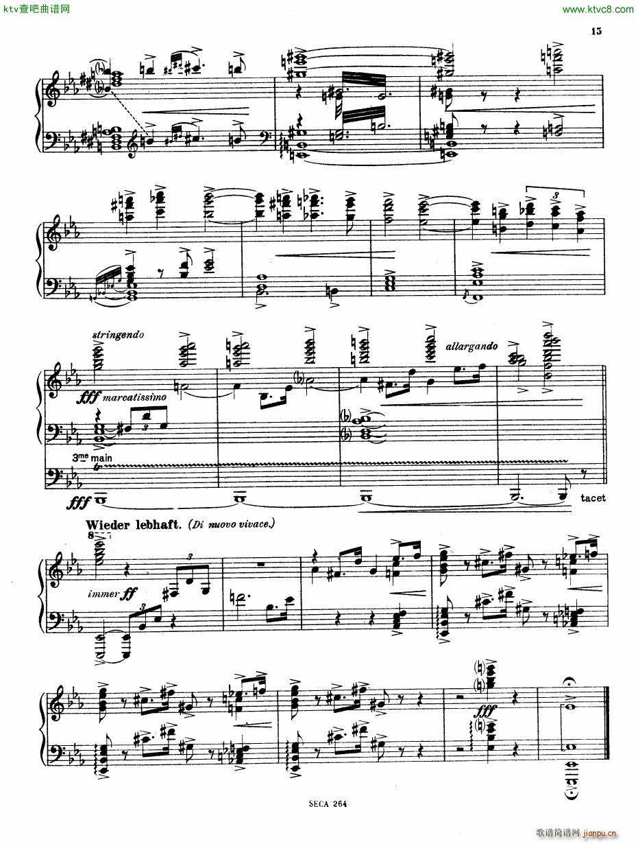 Casella  La Manire de Richard Strauss piano(V)3
