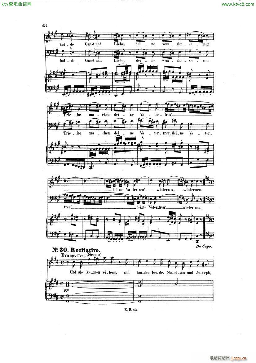 Bach JS BWV 248 Christmas Oratorio No 30 35(V)1