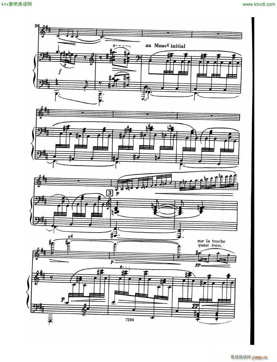 Debussy Violin Sonata Pn(V)25