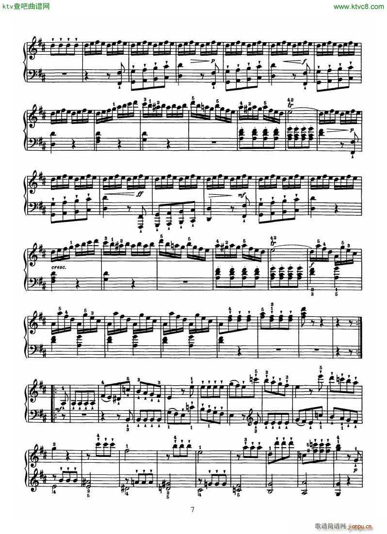 Haydn Piano Sonata No 32 In B(V)7