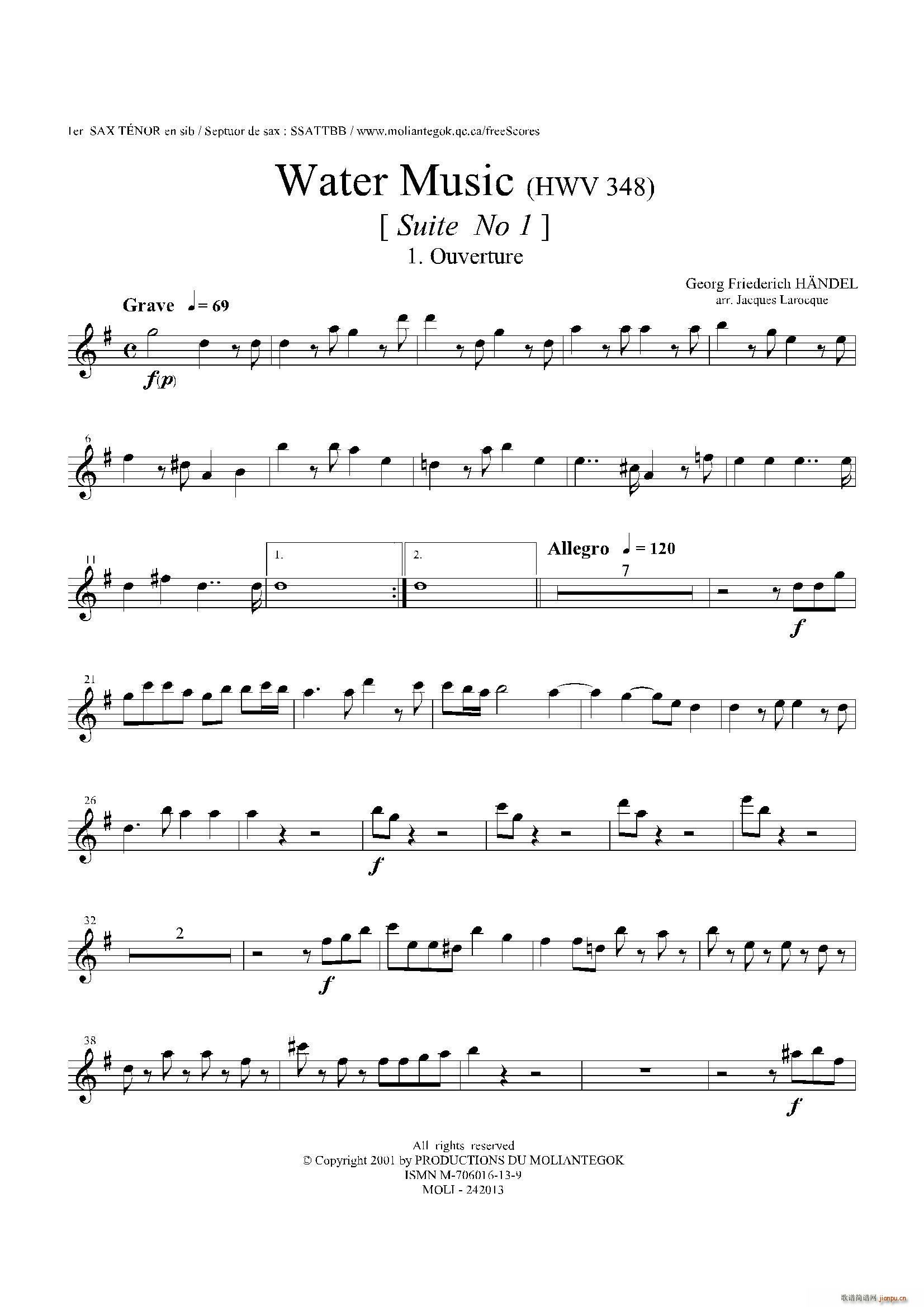 Water Music HWV 348 No 1 һ_˹(ʮּ)1