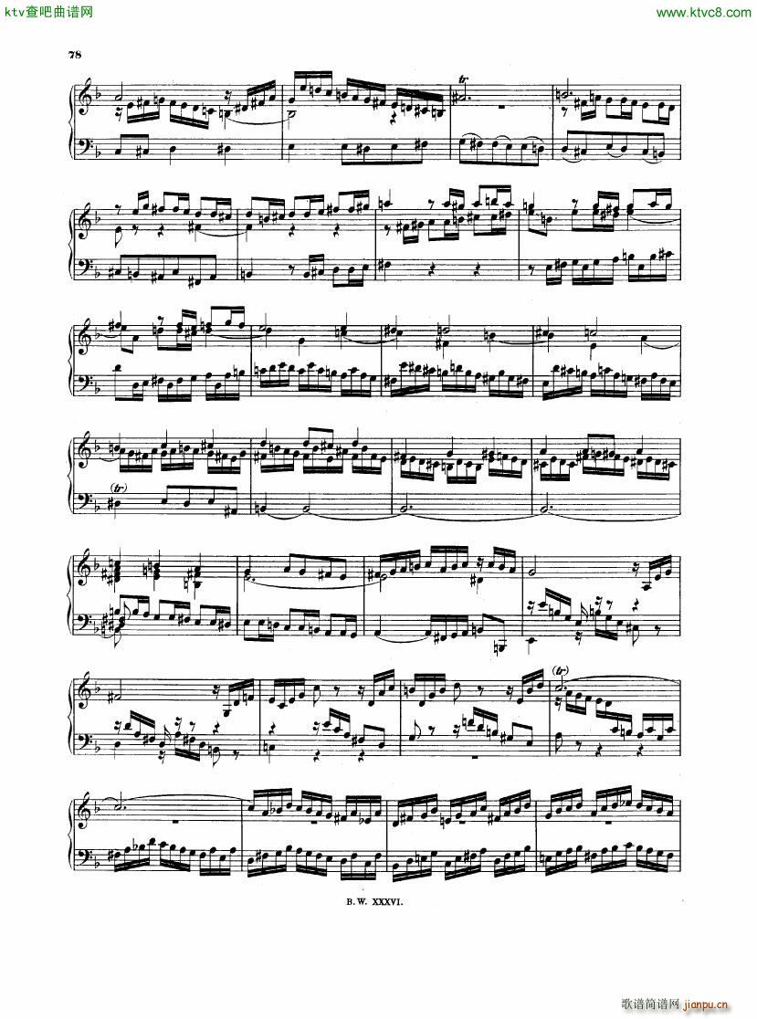 Bach JS BWV 903 Chromatische Fantasie Fuge(V)8